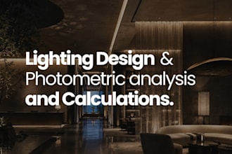 design landscape lighting plans, layout design, photometric analysis