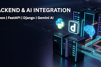 create secure back end API and integrate ai