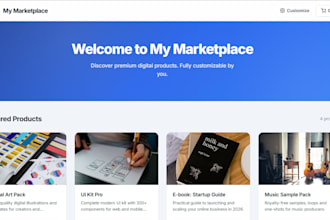 do an web site market for you like