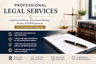 provide professional legal consulting and review your legal documents