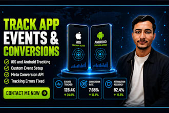 do app event setup, app event tracking, and conversion tracking