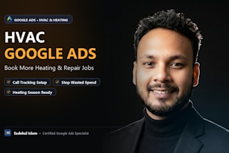 setup google ads for hvac, heating and cooling companies