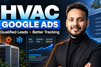 setup google ads for hvac, heating and cooling companies