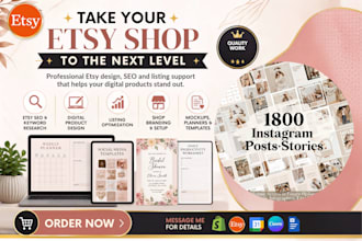 design etsy digital products etsy shop setup etsy listing with digital products