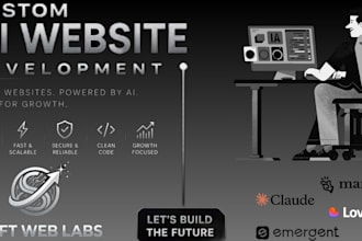 develop ai website as full stack ai software developer with ai integration
