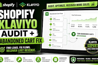 audit your shopify klaviyo flows and fix abandoned cart emails
