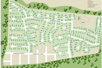 design apartment map, real estate site plan, community property layout