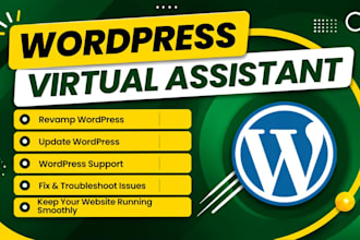 be wordpress virtual assistant for revamp wordpress update wordpress support