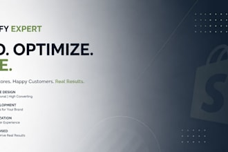build shopify website, shopify store