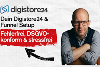 dein digistore24 setup und deinen sales funnel fix fertig einrichten