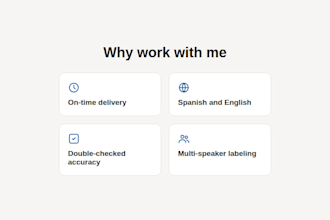 do audio video transcription