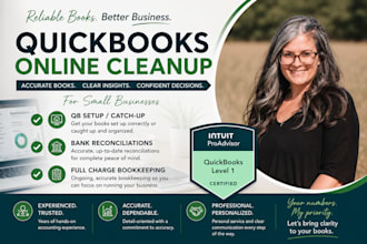 provide quickbooks online cleanup