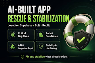fix and stabilize your lovable or supabase web app