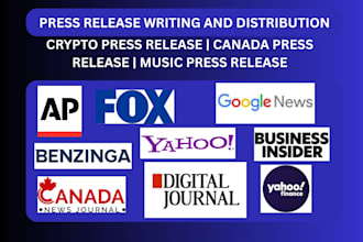 do crypto press release distribution, submit press release on yahoo finance