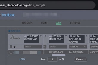 build kobotoolbox forms and do data entry or cleaning