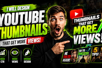 design a viral youtube thumbnail that boosts CTR