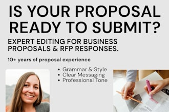 professionally edit your business proposal or rfp response