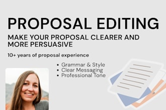 professionally edit your business proposal or rfp response