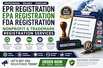 epr registration epa registration fda nonprofit us uk uae trademark registration