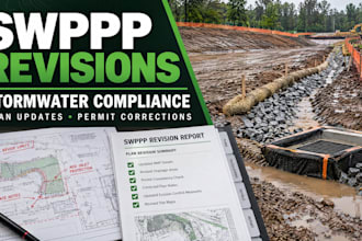 swppp revisions, stormwater compliance updates and permit corrections