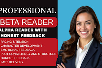 beta read your book with detailed reader feedback