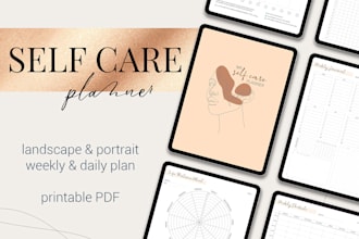 design self help mental health, mindfulness lifestyle menopause ebook workbook