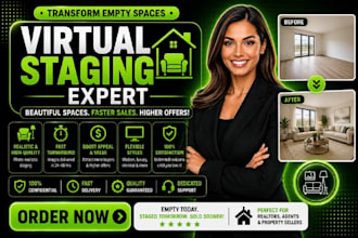 do real estate photo editing, virtual home staging, and virtual renovation