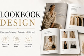 design, lookbook design, fashion catalog,booklet design