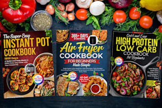 design best seller cookbook kindle cover and paperback cover
