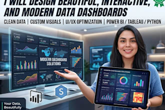 design nice, interactive, and modern data dashboards