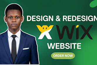 build wix website design, e commerce, wix redesign, wix studio