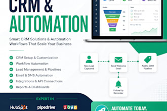 setup crm and automation
