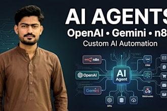 build ai agents using openai, gemini and n8n
