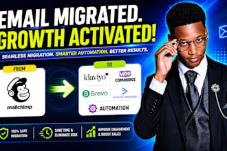 migrate email mailchimp to klaviyo woocommerce brevo activecampaign automation