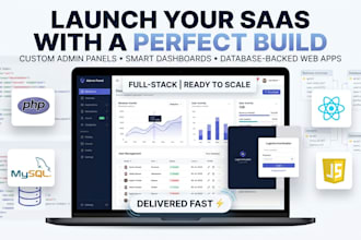 build a full stack web application with a clean UI UX design