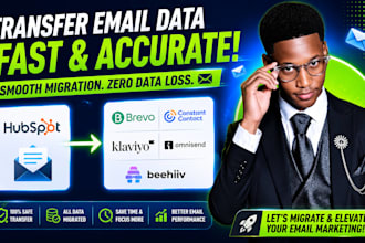 transfer email data hubspot to brevo constant contact klaviyo omnisend beehiiv