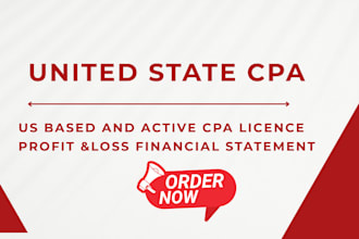 us CPA profit and loss, financial statements, CPA letters