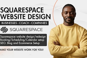 design squarespace website squarespace website redesign squarespace booking seo