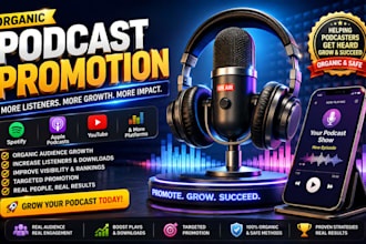 promote podcast promotion, podcast marketing for podcasters organically
