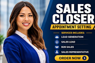 do sales closer sales development b2b sales lead generation sdr sales rep
