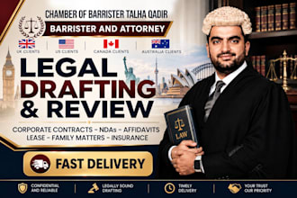 as a lawyer, attorney and paralegal review or draft your legal documents