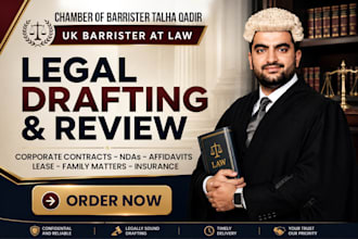 draft contracts, nda, trust, privacy policy, insurance claim