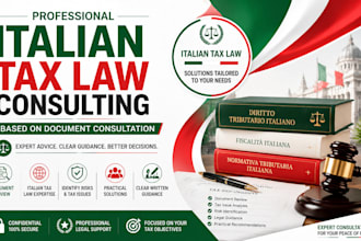 provide professional italian tax law consulting
