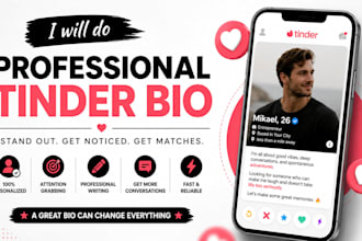 write a professional tinder bio that gets you noticed