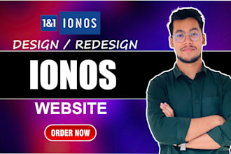 design ionos website or redesign your ionos business website