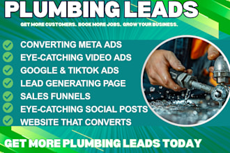plumbing leads home service leads local plumbing leads meta ads google ads video