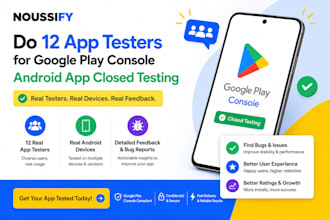 do 12 app testers for mobile app testing android app testing ios app testing