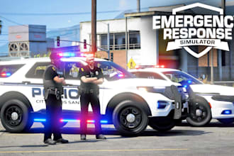 design fivepd lspdfr police mod, rp eup and plugins server for fivem server