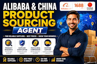 be your alibaba and china product sourcing agent