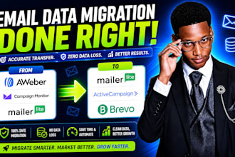 email data migration aweber campaign monitor to mailerlite activecampaign brevo